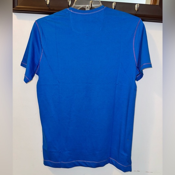 NWT Robert Graham Men Eye of The Skull Short Sleeve Knit T Shirt Blue Size Small - Picture 7 of 8